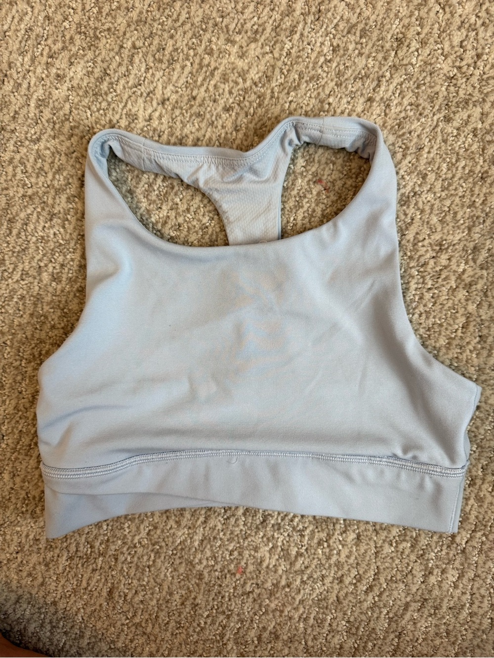 Athleta Light Blue Racerback Sports Bra - Kids